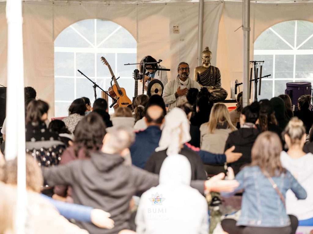 Earth Stage Bumi Festival Shervin Boloorian - sound healing