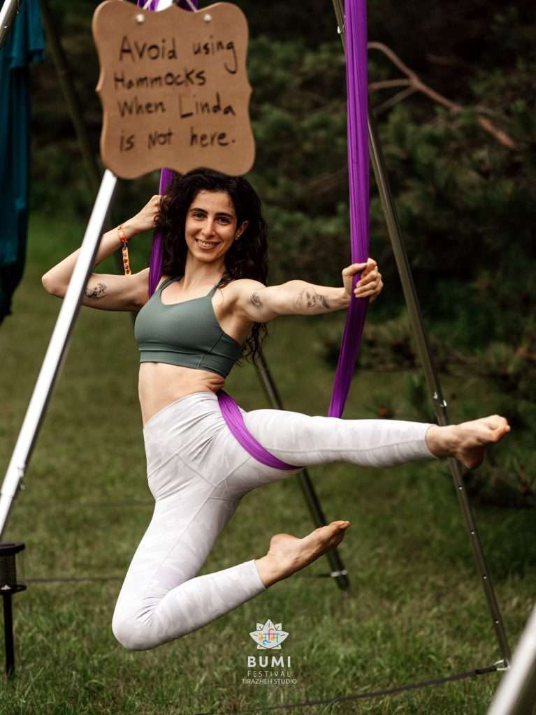 Bumi Festival 2024 Linda Aerial Yoga