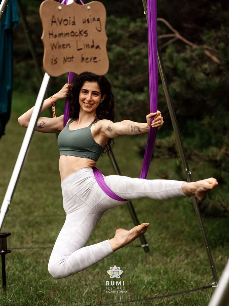 Bumi Festival 2024 Linda Aerial Yoga